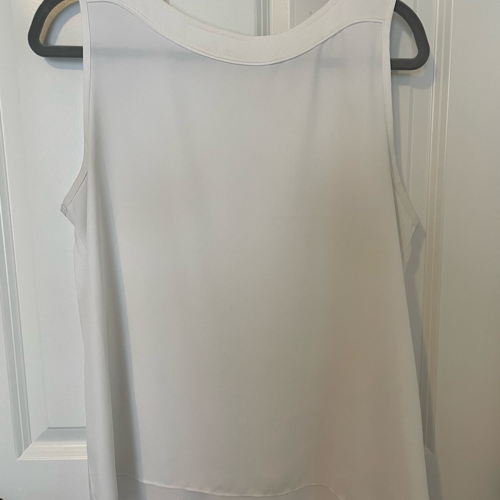 White Sleeveless Women's Top